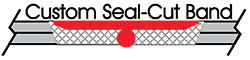 toss custom seal cut heat seal band